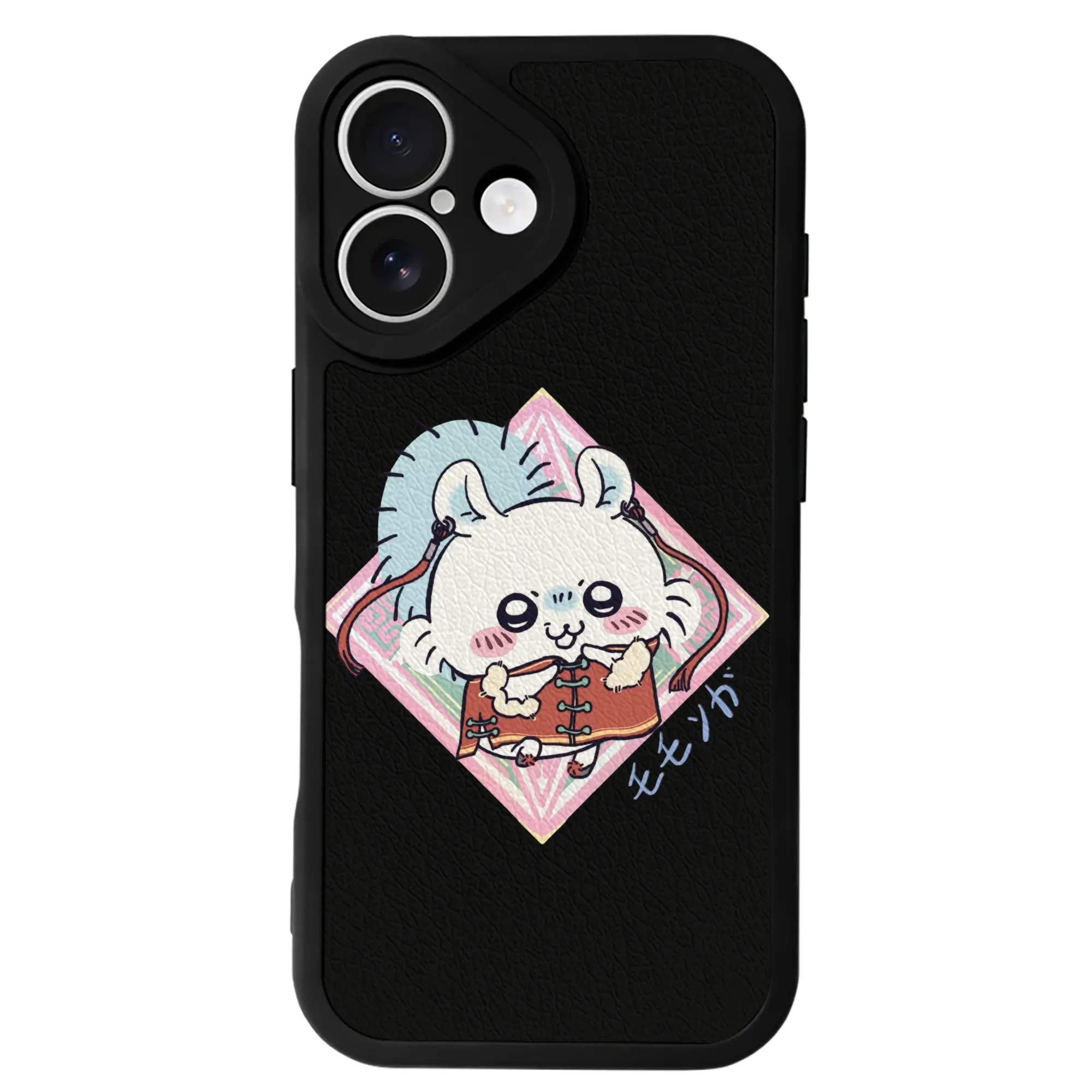 ちい が わ グッズ モモンガ - IPhone 16シリーズ対応 ・ シリコンスマホケース ・ レザー調 ・ 高精度フィット ・ 耐衝撃 ・ ワイヤレス充電対応 ・ 精密カット